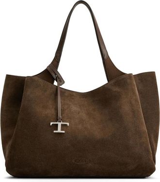 Tod's Shopping Bag Medium - Dames - Shoppers - Bruin - ONE Size - Leer - Tassen