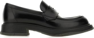 Gucci Loafer met Tonaal Logo - Heren - Loafers - Zwart - 42 EU - Leer - Schoenen