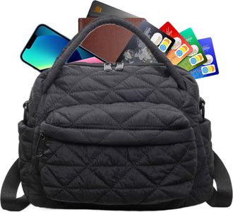 Generic Organized Shoulder Bag, Multi Pocket Handbag Tote, Convenient Storage with Soft Material, Trendy Women Handbag for Travel Work, Functional Bag with Mo