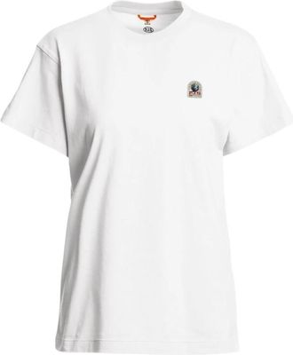 Parajumpers Sabella T-Shirt - Dames - T-shirts - Wit - L - Katoen - Tops