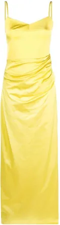Gauge81 Vona draped dress - women - Viscose/Virgin Wool/Elastane/Acetate/Polyester - 34 - Yellow