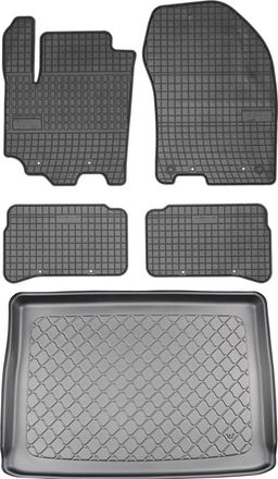 OEM Juego De Alfombrillas De Goma Para Coche Y Alfombrilla Para Maletero Para Suzuki Vitara Ii Suv (a Partir De 2019)