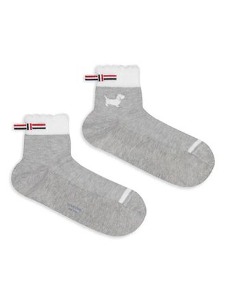 Thom Browne Hector sokken met intarsia - Grijs