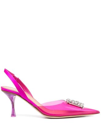 Dsquared2 Pink Rhinestone Slingback Pumps