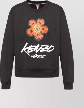 Kenzo cotton printed crewneck sweatshirt