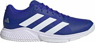 adidas Court Team Bounce 2.0 - Heren - Sport - Blauw - Maat: 42 1/2 EU Leer