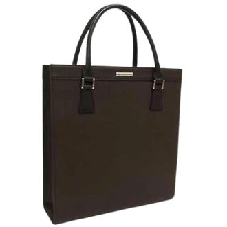 Burberry Pre-owned Vintage Tote Bag - Dames - Vintage Shopper - Bruin - ONE Size - Leer - Vintage