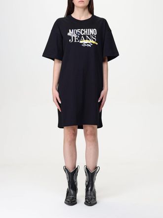 Moschino Abito a t-shirt in cotone con logo Moschino Jeans