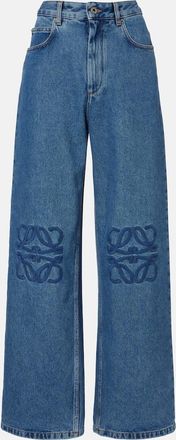 Loewe Jeans Anagram a gamba larga