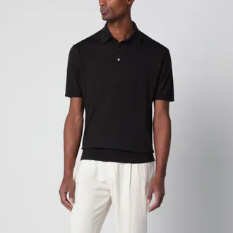 Ermenegildo Zegna Polo marrone scura in lana