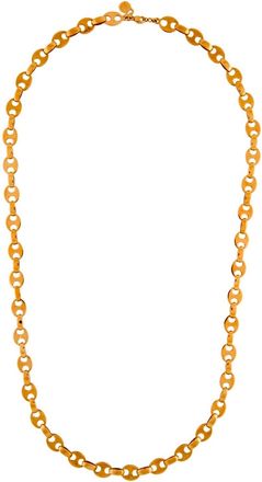 Paco Rabanne Gold Tone Nano Chain Necklace