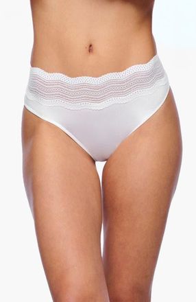 Cosabella Dolce High Rise Bikini in White at Nordstrom, Size X-Large