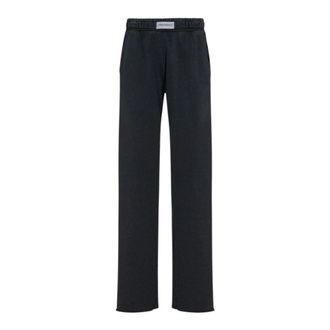 Hinnominate Sweatpants, female, Black, Size: M Pantalone a Palazzo Tinto Old Taglio Vivo