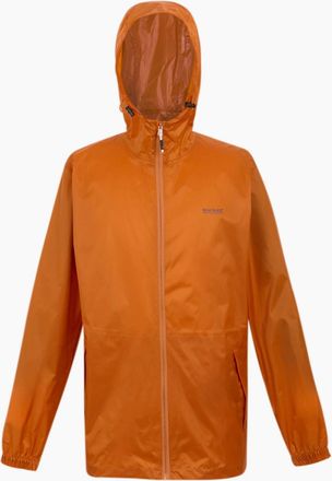 Regatta Mens Regatta Mens Pack It III Waterproof Jacket - Orange - Size: 44/Regular