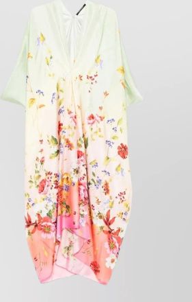 Roberto Cavalli silk knee-length maxi dress