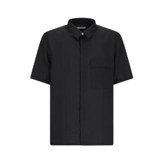 Pantaloni Torino Short Sleeve Shirt - Heren - Korte mouwen Overhemden - Zwart - M - Overhemden