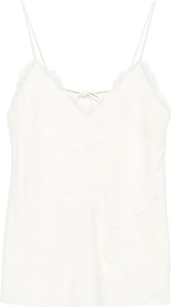Róhe lace-detail cami top - Neutrals