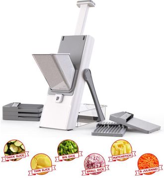 OEM Mandolina De Cocina Manual Multifunci&oacute;n Once For All, Cortador De Verduras Con Cuchilla De Acero Inoxidable, Para Juliana, Cubos, Patatas Fritas, Zana