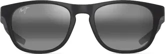 Maui Jim Sunglasses, unisex, Black, Size: 53 MM Melemele Sunglasses
