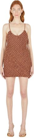 Isa Boulder Geweven kussendress - Dames - Korte kleedjes - Beige - XS - Kleedjes