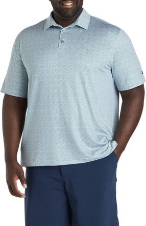 Reebok Big & Tall Connect The Dot Performance Polo Shirt in Retro Teal at Nordstrom, Size Xx-Large
