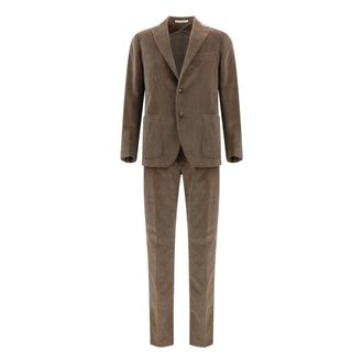 Tagliatore Abito in velluto a coste - - Suits - Uomo - Marrone - 2XL