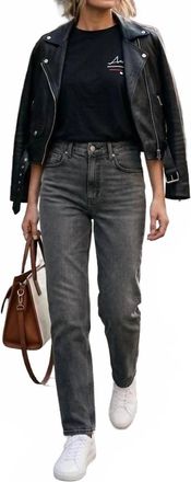 Eddie Bauer Authentic Voyager High Rise Straight Jeans In Washed Black