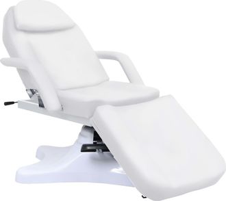 vidaXL Vidaxl Camilla De Masaje Blanca 180x62x(86,5-118) Cm