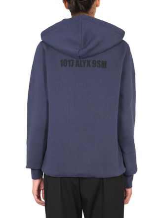 Alyx Drawstring Hooded Hooded Sweatshirt - Blue
