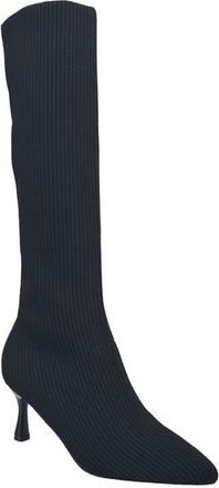 French Connection Stretch Knit Knee High Boot in Black at Nordstrom, Size 10