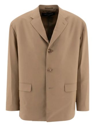 Comme Des Garçons wool single-breasted blazer - Neutrals