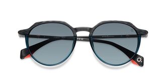 Etnia Barcelona Amboy Polarized BKPT Mens Sunglasses Blue Size 52