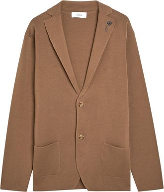 Lardini Cotton Cardigan - Brown - XL