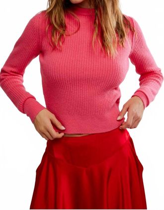 Free People Ever After Pullover Sweater In Dayglo