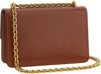 Valentino Garavani Womens Brown Calfskin Shoulder Bag