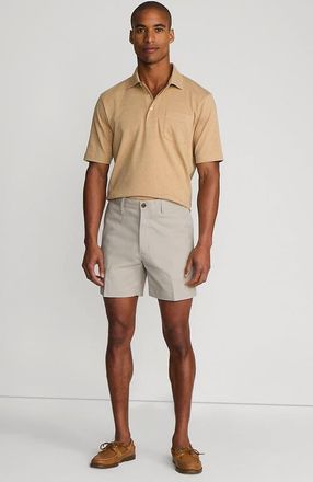 Lands End Comfort Waist 6 No Iron Chino Shorts in Light Stone at Nordstrom, Size 36
