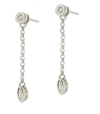 Orphelia Dames 925 Sterling Zilveren Oorbellen - Zilver ZO-5488