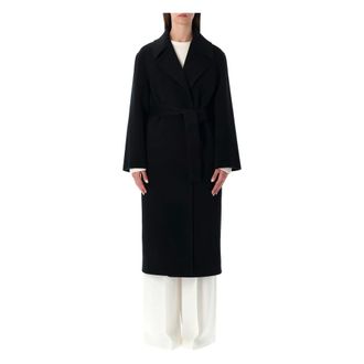 Alberta Ferretti Dames, Mantels, Zwart, Maat: 2XS