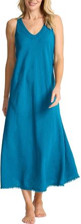 Tommy Bahama St. Lucia Cover-Up Midi Dress in Topaz Teal at Nordstrom, Size Small