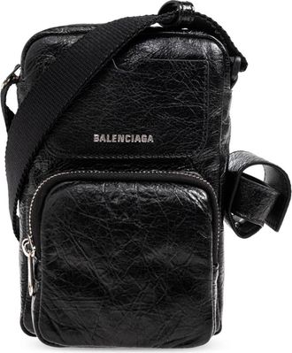 Balenciaga Superbusy Vertical Crossbody Tas - Heren - Schoudertassen - Zwart - ONE Size - Katoen - Tassen
