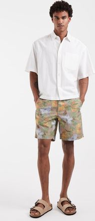 Levi's shorts relaxed fit coordinati con stampa floreale-Verde