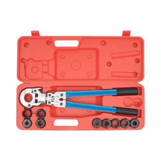 OEM Pinza Crimpatrice Idraulica, Compatibilit&agrave; Versatile, Prestazioni Efficienti, Blu
