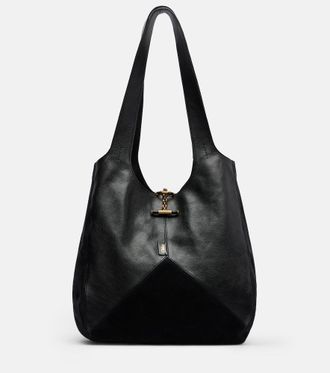 Chlo&eacute; Chlo&eacute; Chlo&eacute; Balloon Medium leather and suede shoulder bag