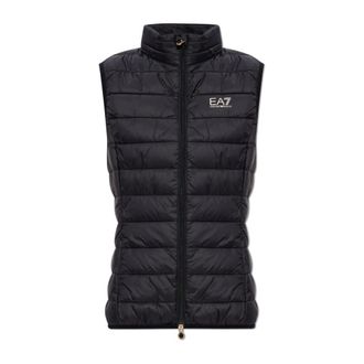 Emporio Armani Emporio Armani Ea7, Dames, Jassen, Zwart, Maat: XS Leer