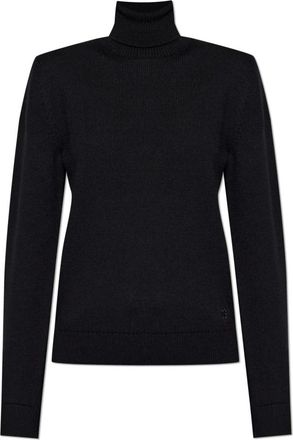 Dolce & Gabbana Wollen coltrui - Dames - Coltruien - Zwart - XS - Wol - Truien & Vesten