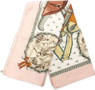 Herm&egrave;s 2000-2020 Napoleon Silk Scarf scarves - Rosa