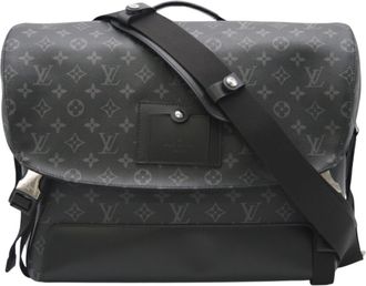 Louis Vuitton Black Gray Monogram Eclipse Shoulder Bag (Pre-Owned)