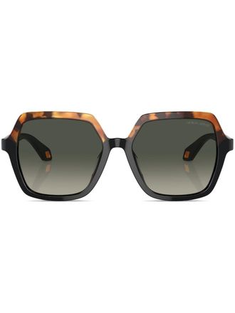 Giorgio Armani Occhiali da sole oversize - Nero