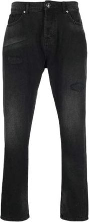 John Richmond Slim-fit Denim Jeans - Heren - Slim Fit Jeans - Zwart - W38 - Denim - Jeans
