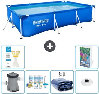 Bestway Piscina Bestway Steel Pro Rectangular - 300x201x66 Cm - 7-piezas S228